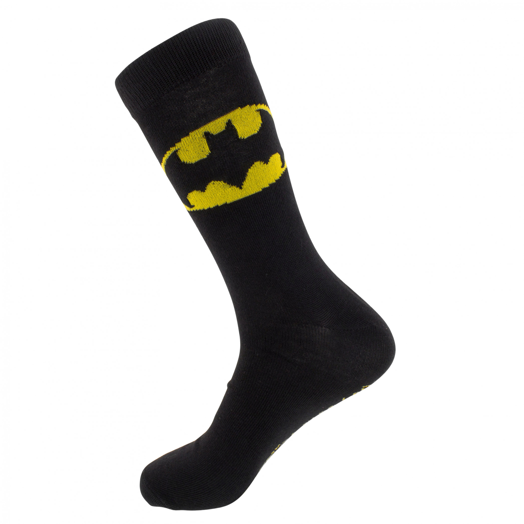 Batman Suit and Logos 2-Pair Pack of Crew Socks